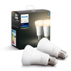 Philips Hue Bluetooth LED White žárovka E27 A19 9W 806lm 2700K set 2 ks