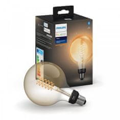 Philips Hue Bluetooth LED White žárovka Filament E27 8719514279131 7W 550lm 2100K G125 IP20