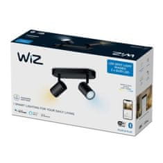 WiZ Stropní bodové svítidlo WiZ IMAGEO LED GU10 2x4,9W 2x345lm 2700-6500K IP20 CRI90 černé, stmívatelné