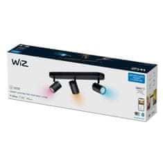 WiZ Stropní bodové svítidlo WiZ IMAGEO 8719514551978 LED GU10 3x4,9W 3x345lm 2200-6500K RGB IP20 CRI90 černé, stmívatelné