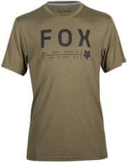 FOX triko FOX NON STOP SS Tech olive černo-zeleno-khaké M