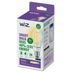 WiZ WiZ LED filament žárovka E27 A60 4,3W 903lm 2700-4000K IP20, stmívatelná