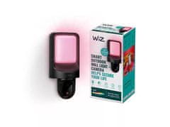 WiZ WiZ Wall nástěnné svítidlo s kamerou LED 10,5W 1250lm 2700K IP44, černé