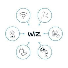 WiZ WiZ Elpas venkovní nástěnné LED svítidlo 8,5W 650lm 2700-5000K RGB IP44, černé