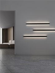 Nova Luce NOVA LUCE nástěnné svítidlo SELINE černý hliník LED Philips 44W 230V 3000K IP44 9081400