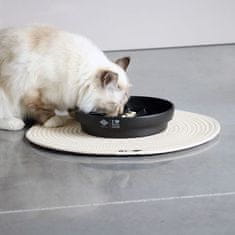 EBI D&D I LOVE HAPPY CATS Jill Kulatá podložka pod misku pro kočky 40x40x0,8 cm béžová