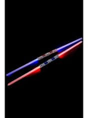 Smiffys Dvojitý světelný meč (Star Wars) s efekty 55cm