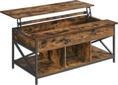 Artenat Konferenční stolek Basilisk, 100 cm, tmavě hnědá