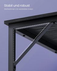 Artenat Pracovní stůl Berserk, 120 cm, černá