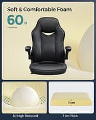 Artenat Kancelářská židle Demise, syntetická kůže, černá