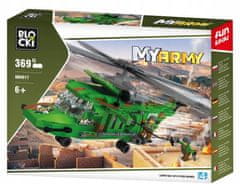 Blocki Kostky MyArmy Bojový vrtulník 369 el