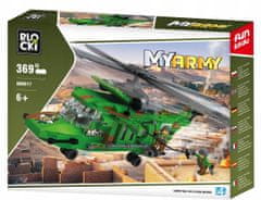 Blocki Kostky MyArmy Bojový vrtulník 369 el