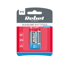 shumee Alkalická baterie REBEL EXTREME 9V 6LR6