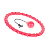 shumee Chytré kolečko na hubnutí Hula Hop s cvočky a závažím, 50 cm, růžové, REBEL ACTIVE