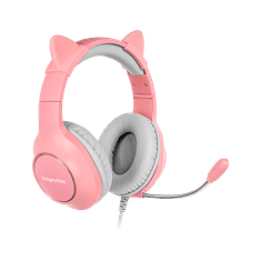 shumee Kruger & Matz Gamer Kids herní sluchátka do uší pro děti, růžová