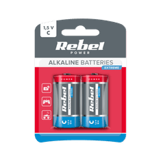 shumee REBEL EXTREME LR14 alkalické baterie 2 ks/bl.