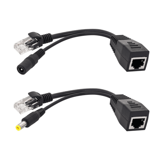 shumee PoE adaptér - napájení přes LAN pro AP, ROUTER černý E4653