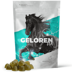 Geloren Geloren Horse HA unikátní doplňková směs, ovocné želé pro koně na klouby 1350g (3 sáčky po 450g)