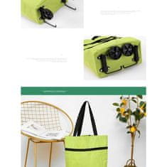 HOME & MARKER® Skládací nákupní taška na kolečkách | FOLDNCARRY Oranžová