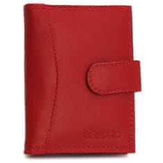 Bellugio Kožená peněženka na karty Bellugio cards,červená