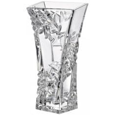 Crystal Bohemia Váza Samurai, čirý křišťál, výška 290 mm