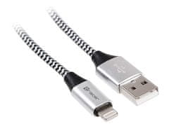 Tracer USB 2.0 iPhone AM - lightning kabel 1,0 m černo-stříbrný
