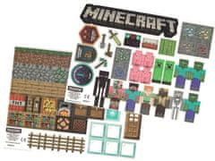 CurePink Magnety na lednici Minecraft: Build set 84 kusů (22 x 15 cm)