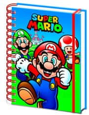 CurePink Dárkový set Nintendo|Super Mario: Evergreen (objem hrnku 315 ml)