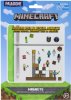 CurePink Magnety na lednici Minecraft: Build set 84 kusů (22 x 15 cm)