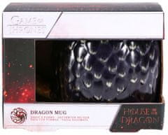 CurePink Keramický 3D hrnek House Of The Dragon|Rod draka: Vejce (objem 500 ml)