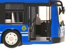 KIK RC autobus na dálkové ovládání s dveřmi modrý