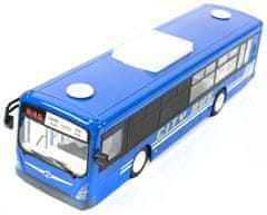 KIK RC autobus na dálkové ovládání s dveřmi modrý
