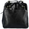 Katana Luxusní dámská kožený kabelko batoh Katana Empathy, černá