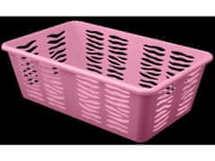 BRANQ Košík Zebra Z2 - růžová dětská