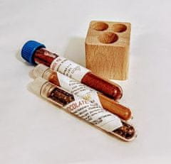 LaProve Chilli Cube: kostka ze smrkového dřeva s Jalapa Black, Jaguar a Chocolate. 2gx2gx2g. 2x2x2 cm