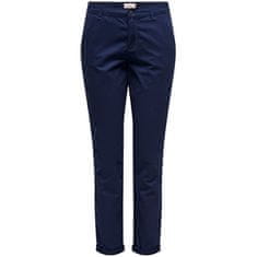 ONLY Dámské kalhoty ONLPARIS Slim Fit 15200641 Navy Blazer (Velikost 34/32)