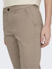 ONLY Dámské kalhoty ONLPARIS Slim Fit 15200641 Silver Mink (Velikost 34/32)