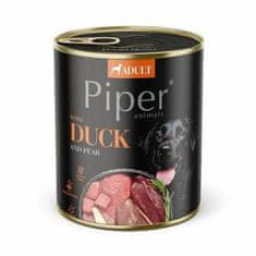 Piper New s kachnou a hruškou, konzerva pro psy 800 g,