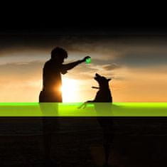Hračka svítící míček USB zelený 6cm +