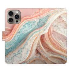 iSaprio Flipové pouzdro - Colour Marble pro Apple iPhone 15 Pro Max