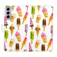iSaprio Flipové pouzdro - Ice Cream Pattern pro Samsung Galaxy S22 5G