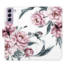 iSaprio Flipové pouzdro - Pink Flowers pro Samsung Galaxy S22 5G