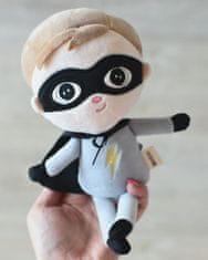 MeeToo Mini hadrová panenka Super Boy - šedá, 22cm