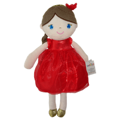 Mamitati Hadrová panenka Inez, 38 cm - červená