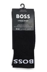 Hugo Boss 2 PACK - pánské ponožky BOSS 50469747-001 (Velikost 39-42)
