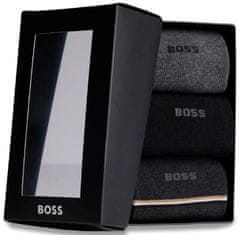Hugo Boss 3 PACK - pánské ponožky BOSS 50515154-012 (Velikost 40-46)