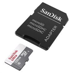 SanDisk Paměťová karta Micro SDXC Ultra Android 128GB UHS-I U1 (100R/ 20W) + adapter