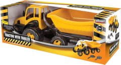 LEBULA Traktorový nakladač s pedály velký 125 cm žlutý