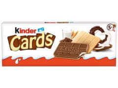 KINDER Kinder Cards křupavé oplatky plněné mléčnou a kakaovou náplní 128g