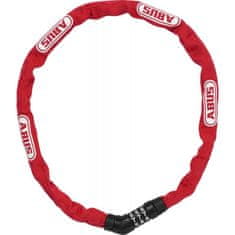 Abus Zámek Steel-O-Chain 4804C/75 - řetězový, na kód, červená